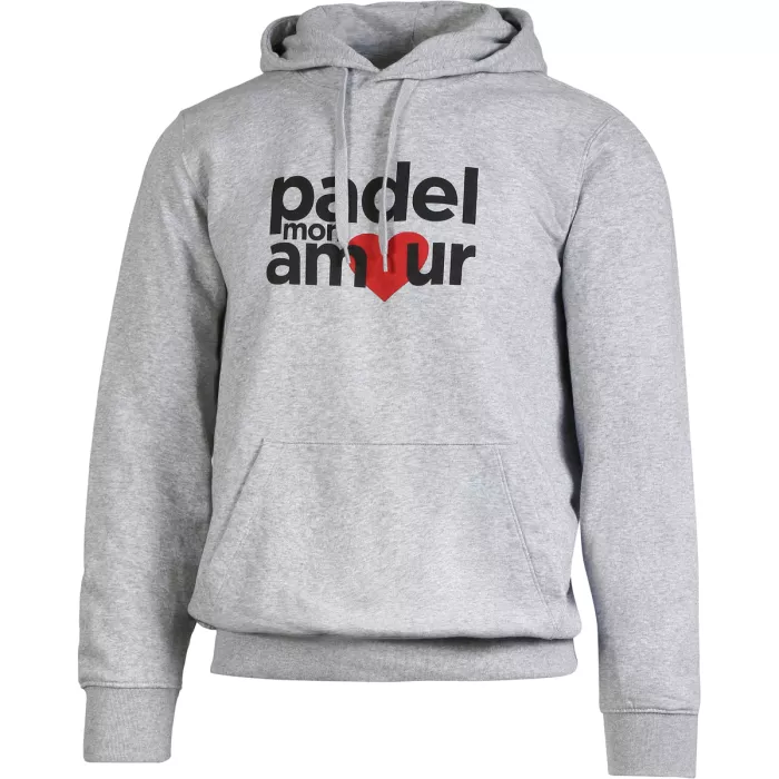 Sweat PADEL MON AMOUR coton a capuche