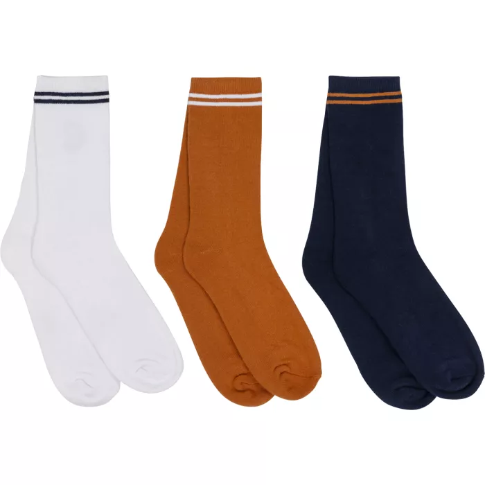 3 paires de chaussettes roland-garros sport