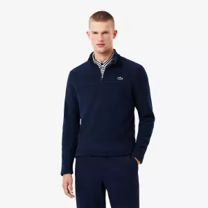 Sweat LACOSTE core performance polaire 1/2 zip