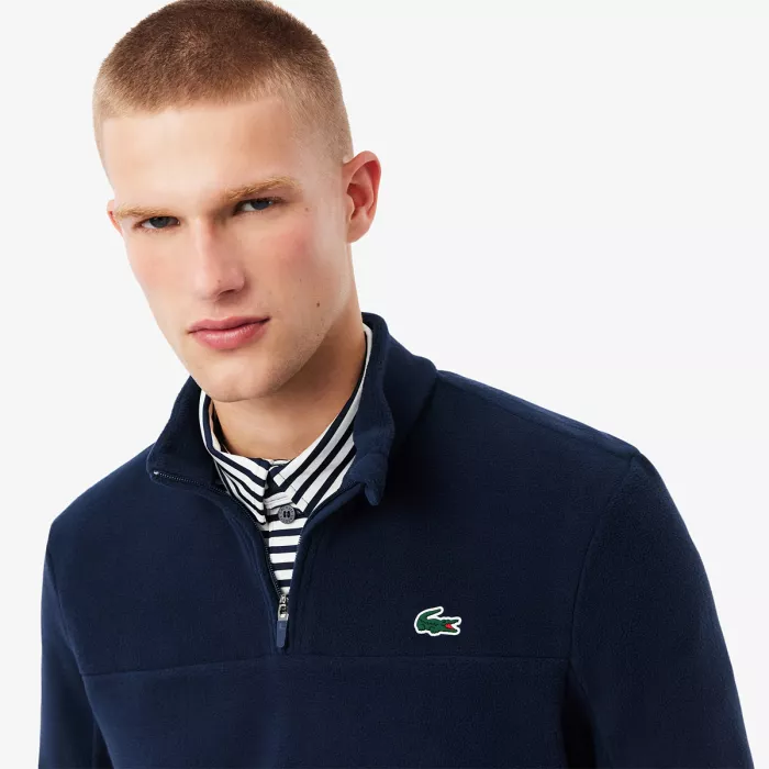 Sweat LACOSTE core performance polaire 1/2 zip