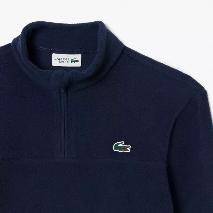 Sweat LACOSTE core performance polaire 1/2 zip