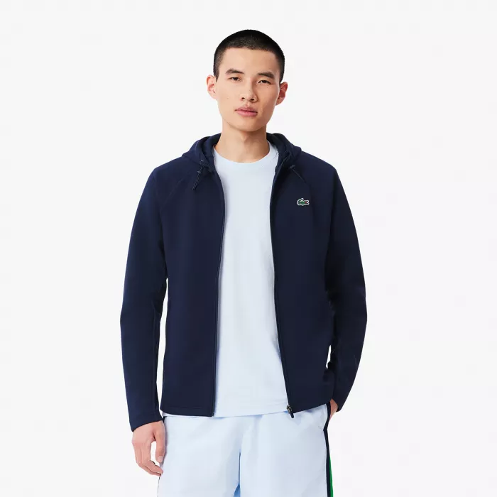 Sweat LACOSTE core perrformance a capuche fz mesh