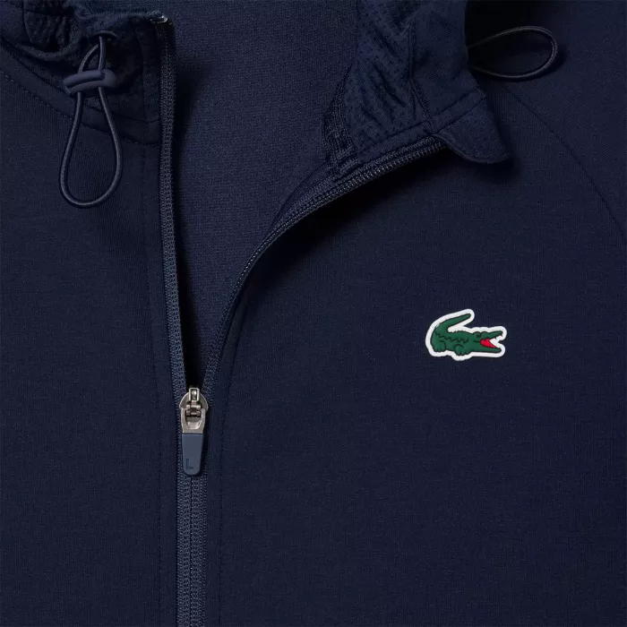 Sweat LACOSTE core perrformance a capuche fz mesh