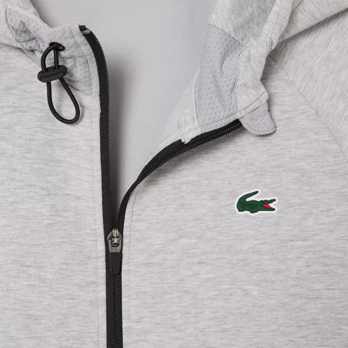 Sweat LACOSTE core performance a capuche fz mesh