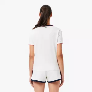 T-shirt LACOSTE femme heritage