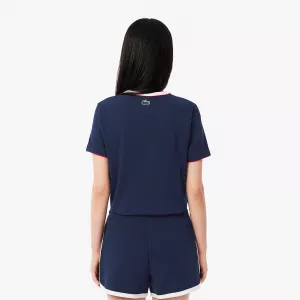 T-shirt LACOSTE femme heritage