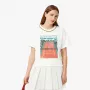T-shirt LACOSTE femme roland-garros club