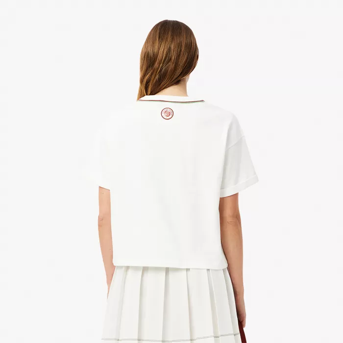 T-shirt LACOSTE femme roland-garros club