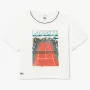 T-shirt LACOSTE femme roland-garros club
