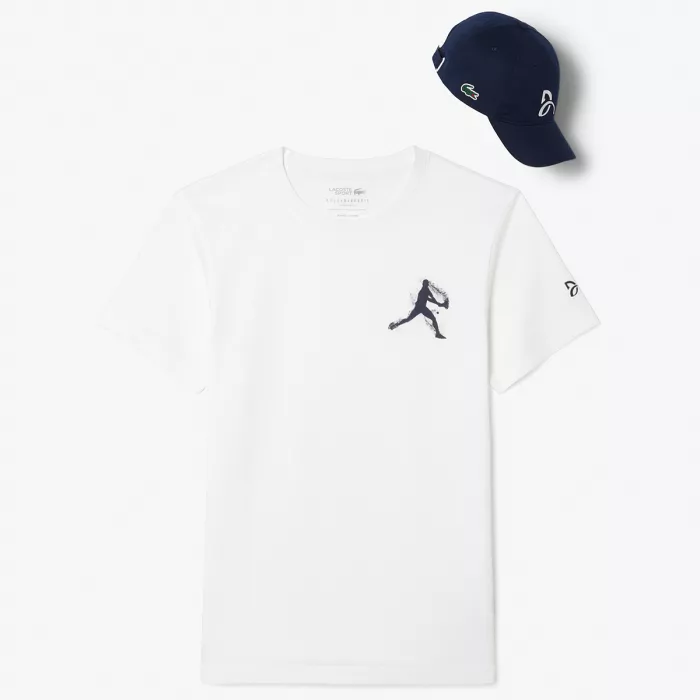 Pack fan LACOSTE djokovic t-shirt + casquette