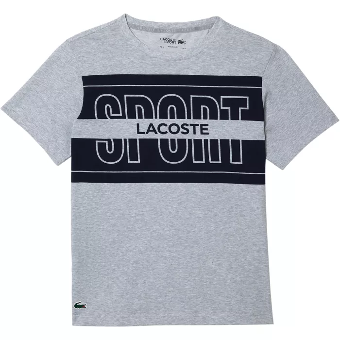 LACOSTE training core performance printed t-shirt