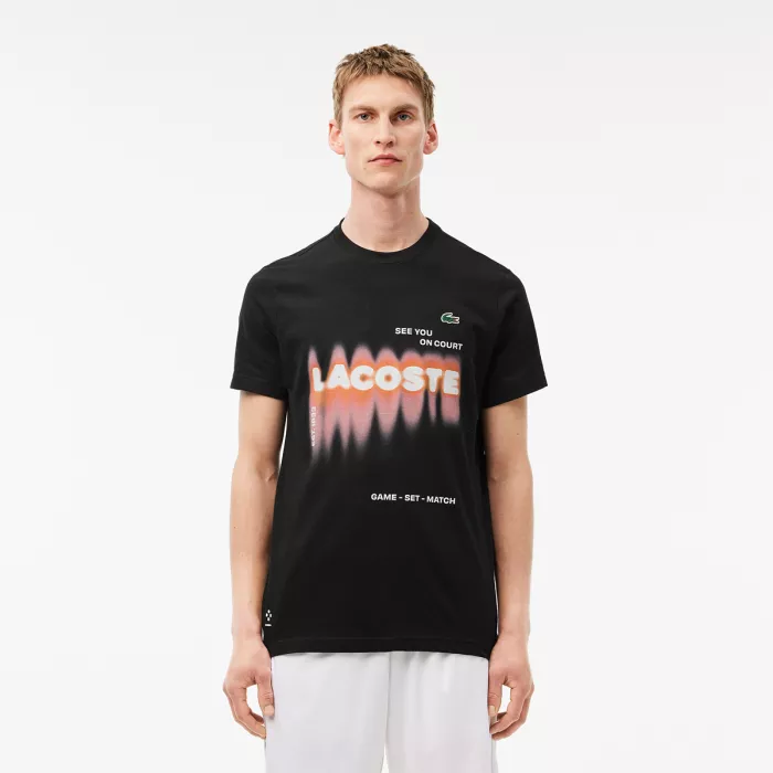 T-shirt LACOSTE training medvedev