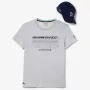 LACOSTE Djokovic Capsule fanu komplekts: T-krekls + cepure