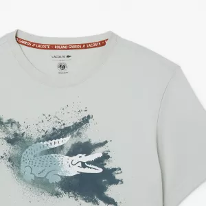 T-shirt LACOSTE roland-garros spray logo