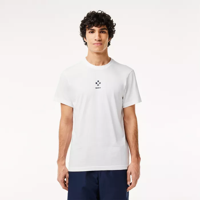 T-shirt LACOSTE medvedev logo fan