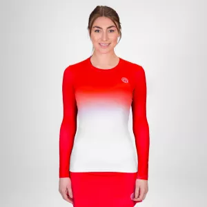 Women's BIDI BADU crew gradiant long sleeve t-shirt