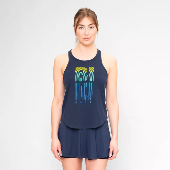 Women's BIDI BADU grafic illumination chill tank tops