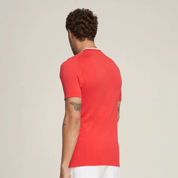 WILSON  seamless zip henley series 2.0 t-shirt