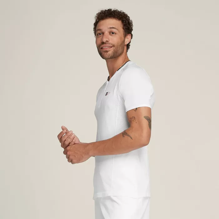WILSON bela series seamless zip henley 2.0 t-shirt