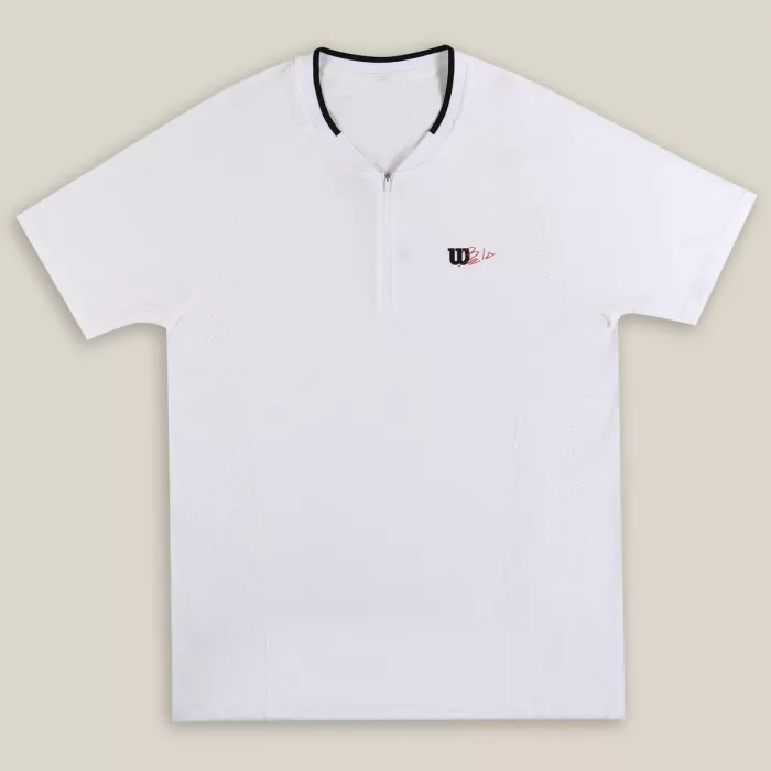 WILSON bela series seamless zip henley 2.0 t-shirt