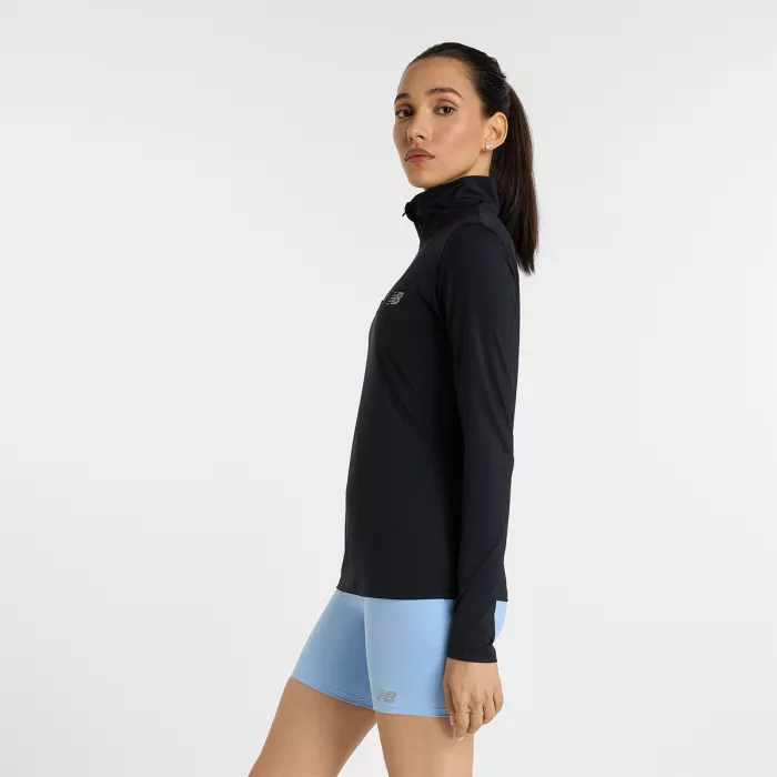 T-shirt NEW BALANCE femme sport sport quarter zip
