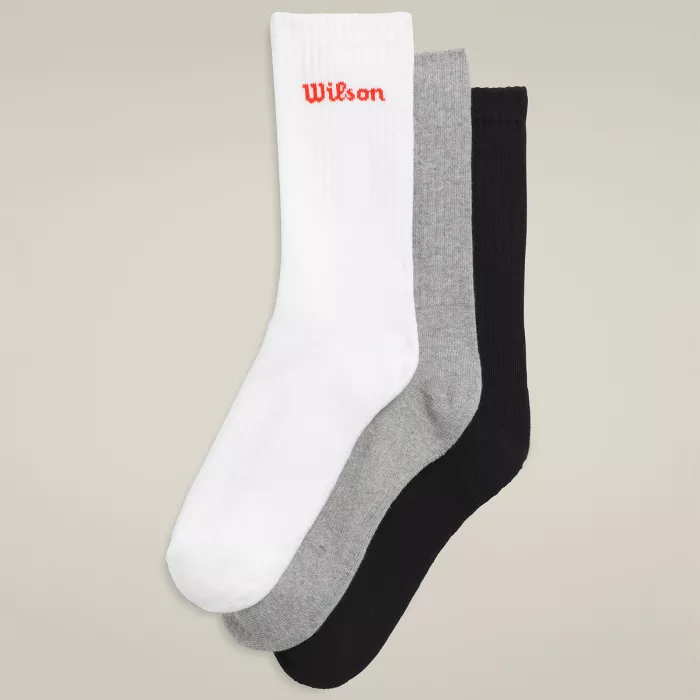 3 paires de chaussettes WILSON (mid)
