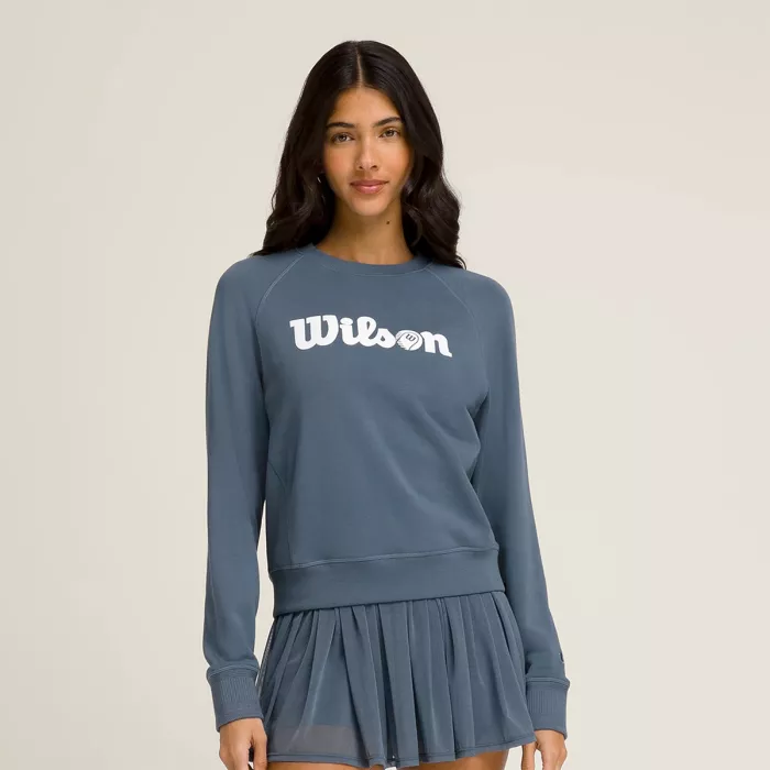 Sweat WILSON femme sideline crew
