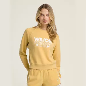 Sweat femme WILSON sideline crew