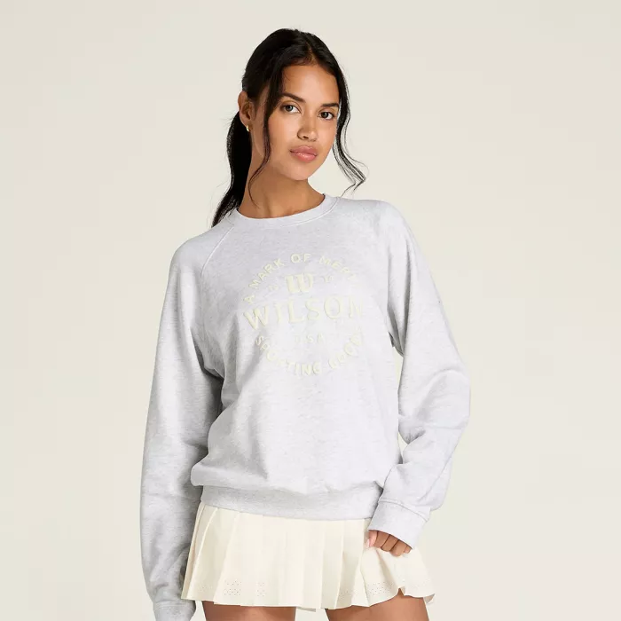 Sweat WILSON femme grant park crew classic